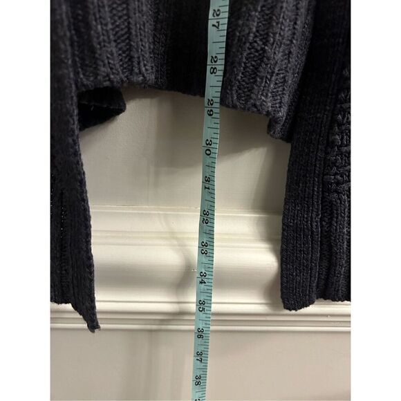 Cotton On Open Front Chunky Cardigan gray-blue M - Picture 5 of 6